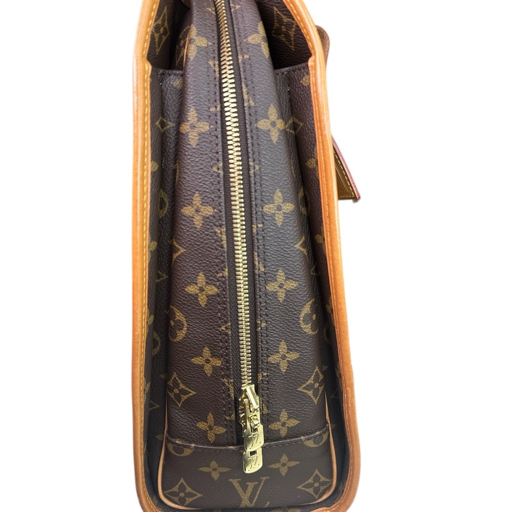 Louis Vuitton Brown and Tan Monogram Tote - Picture 4 of 13